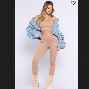 Fashion nova nude set